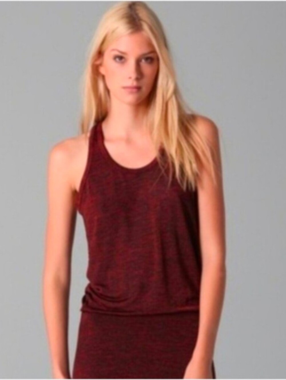 T By Alexander Wang Women's Maroon Maxi Dress